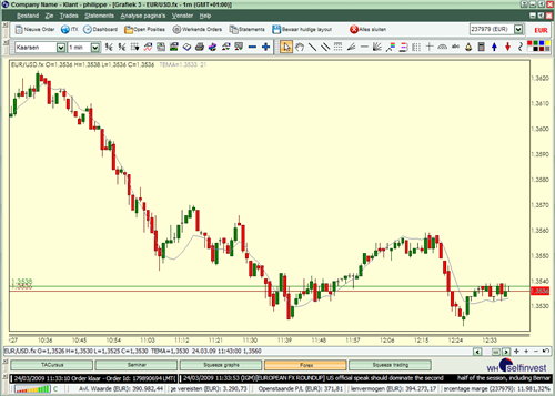 Technische Analyse TEMA Indikator